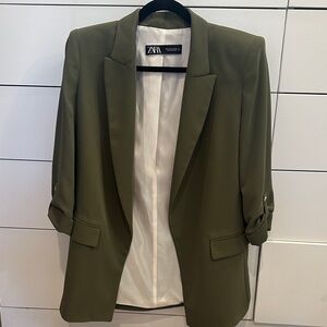 Zara Women's Khaki Blazer